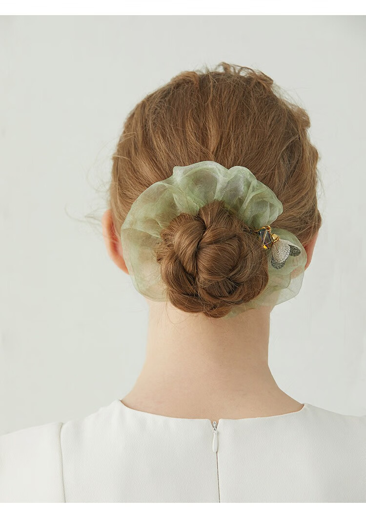 She's Overture, Camellia Hair Tie, Ladies Ponytail Hairband, Birthday Gift for Girlfriend 5