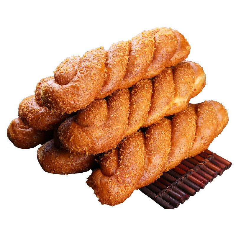 东北特产小吃老式豆沙馅夹心手撕麻花大软面包网红传统手工糕点心 200