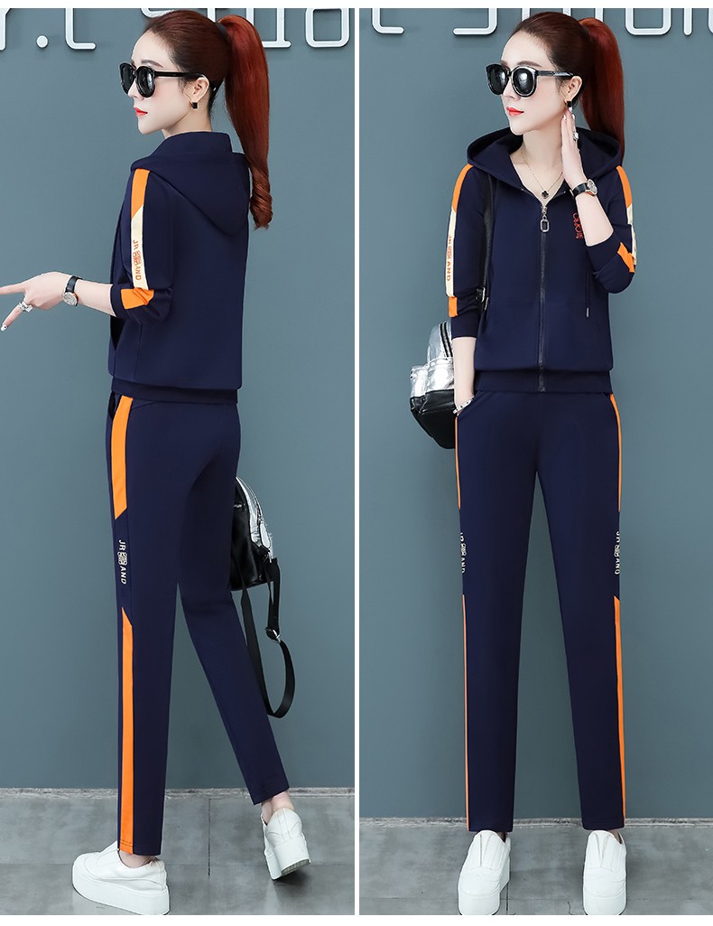 运动服饰 套装 暮鸢清(muyuanqing) 暮鸢清 品牌运动套装女春秋棉质
