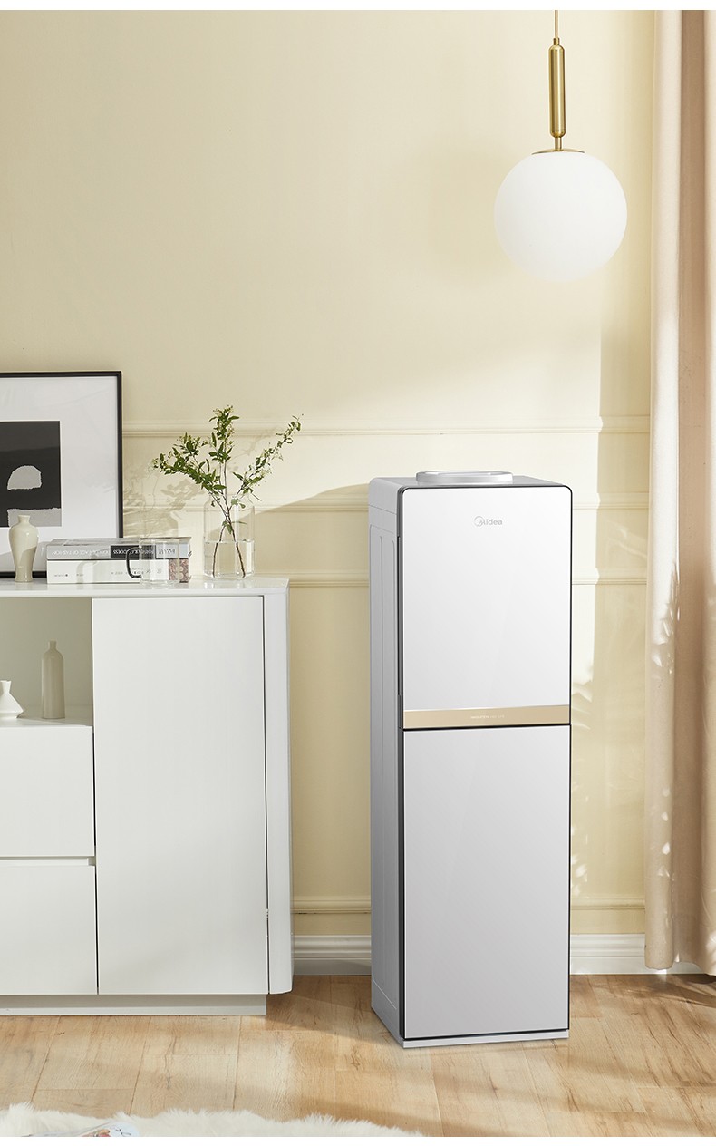 美的midea饮水机家用立式办公下置式快速加热温热型饮水器yd1611sx