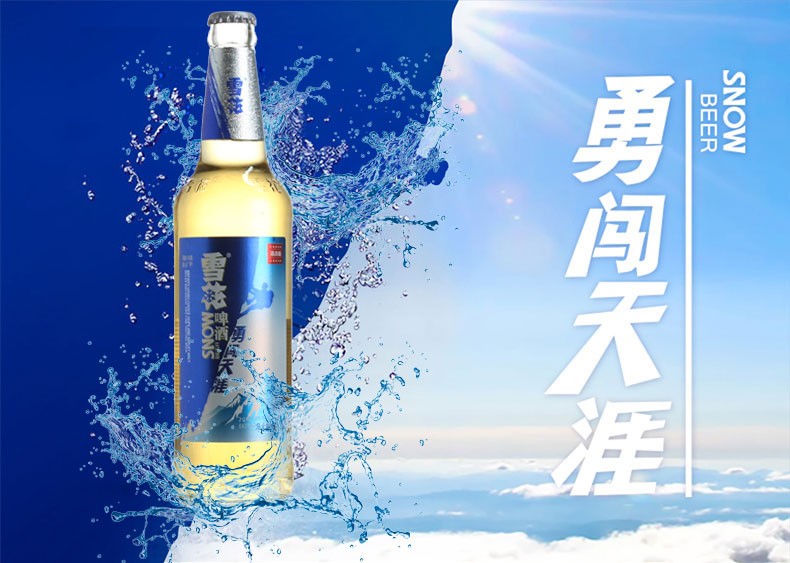雪花snow啤酒勇闯天涯年货送礼整箱勇闯天涯330ml罐24
