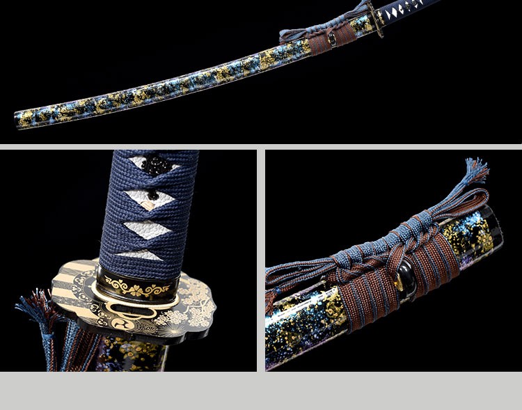 木刀带鞘剑道居合道专业训练日式实木练习表演木剑 未开刃 黑色 花梨