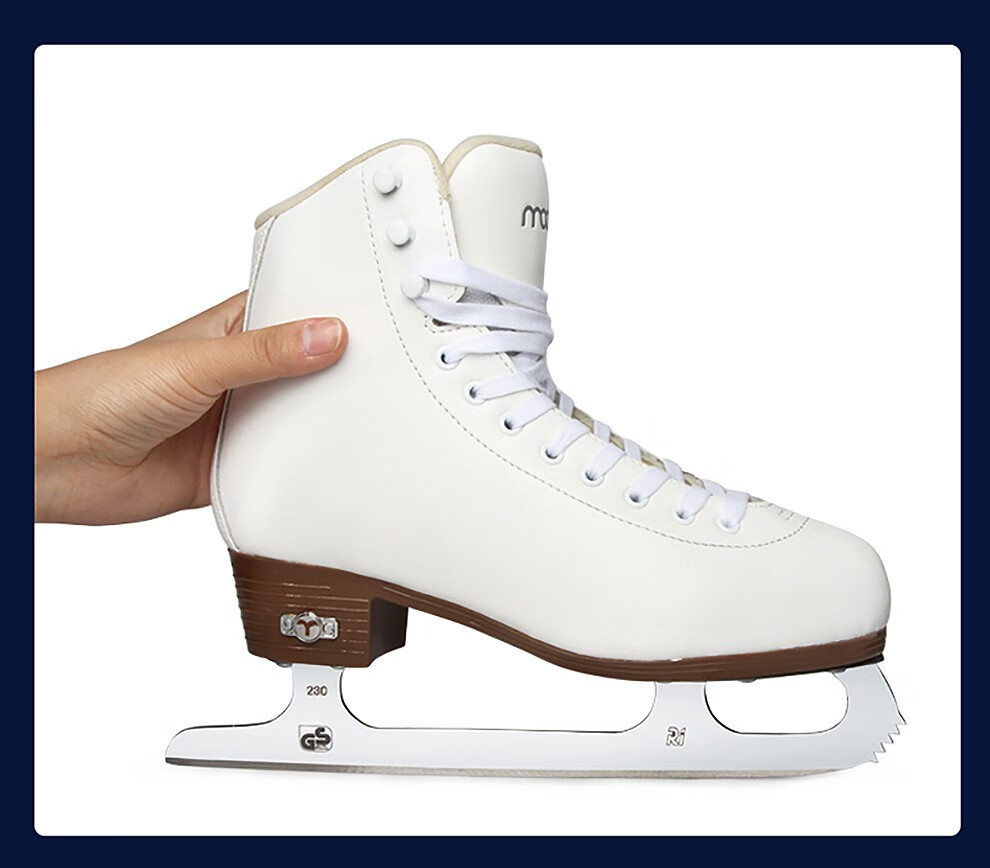 米高花样冰刀鞋儿童初学者溜冰鞋真冰成人花样滑冰男女成年冰刀鞋ic5