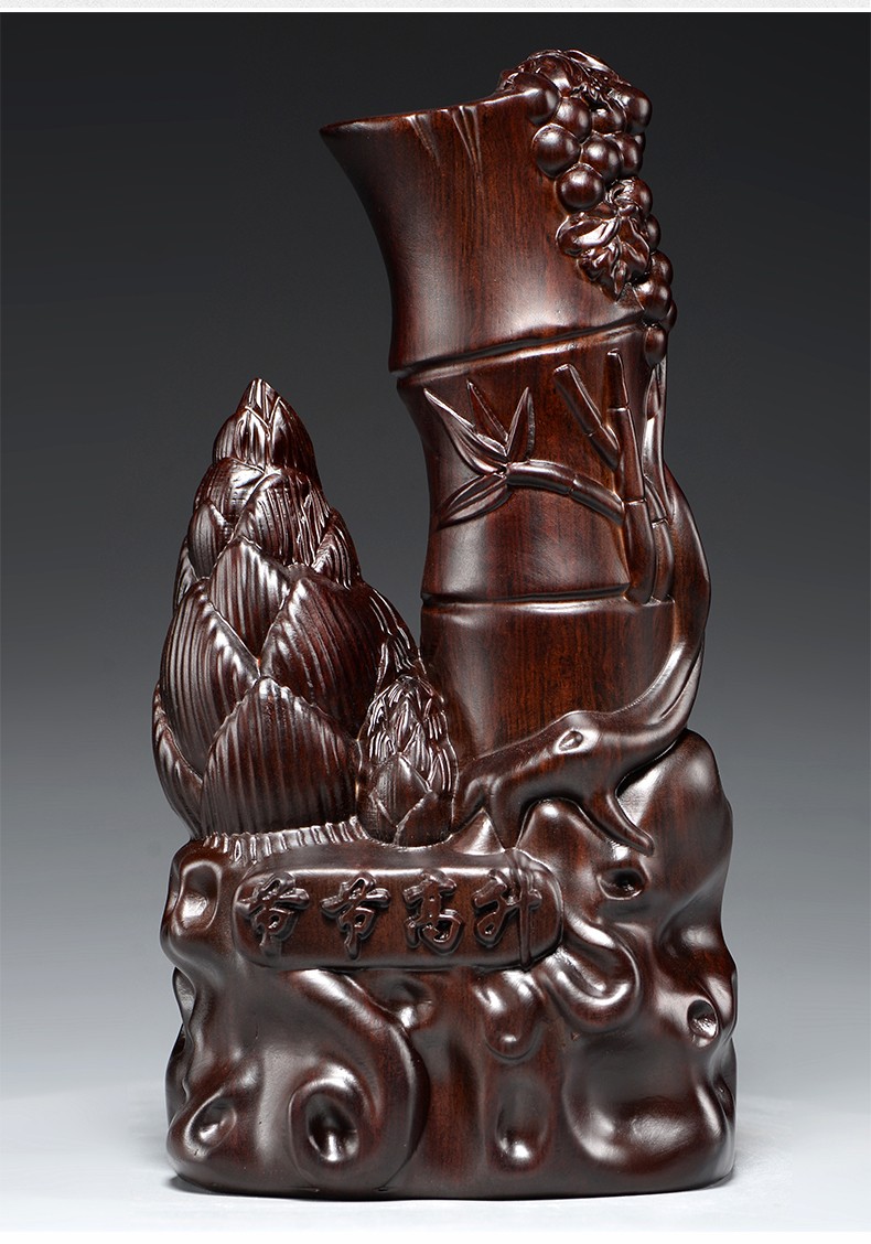 艺永轩木雕节节高升竹子