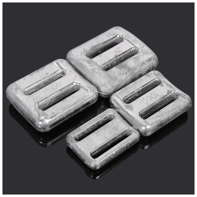 潜水铅块包塑配重铅腰带18斤铅包胶加重铅负重深潜腰铅普通款1000克一