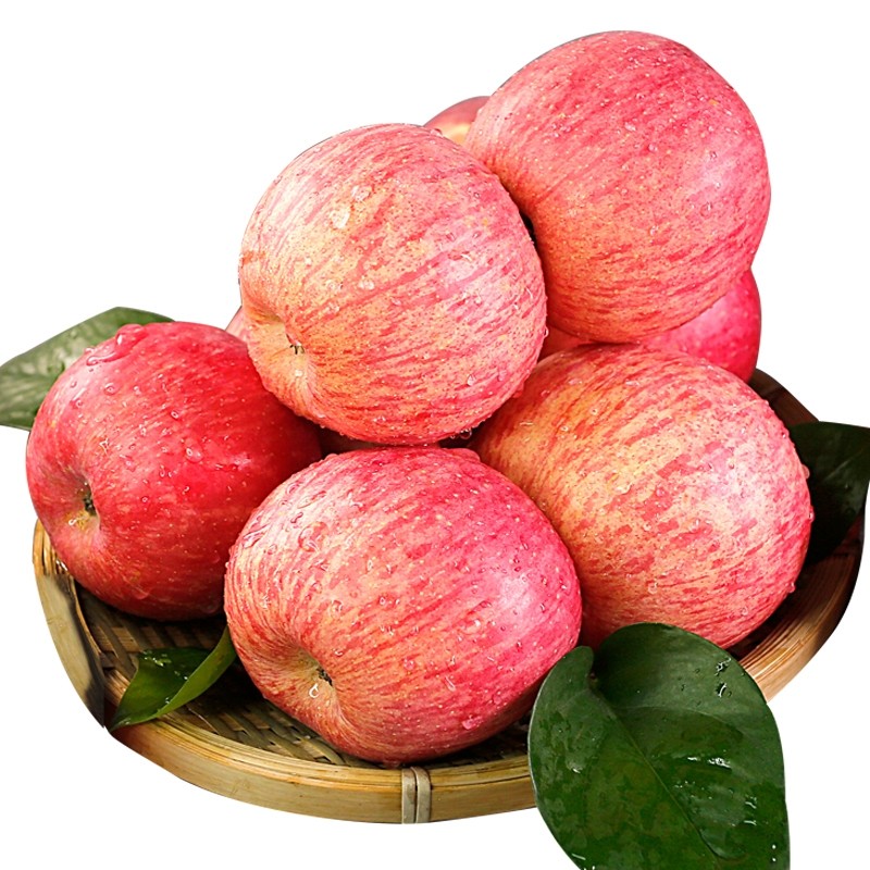 陕西洛川红富士苹果特级好果水果510斤装带箱冰糖心脆甜特级优选大果5