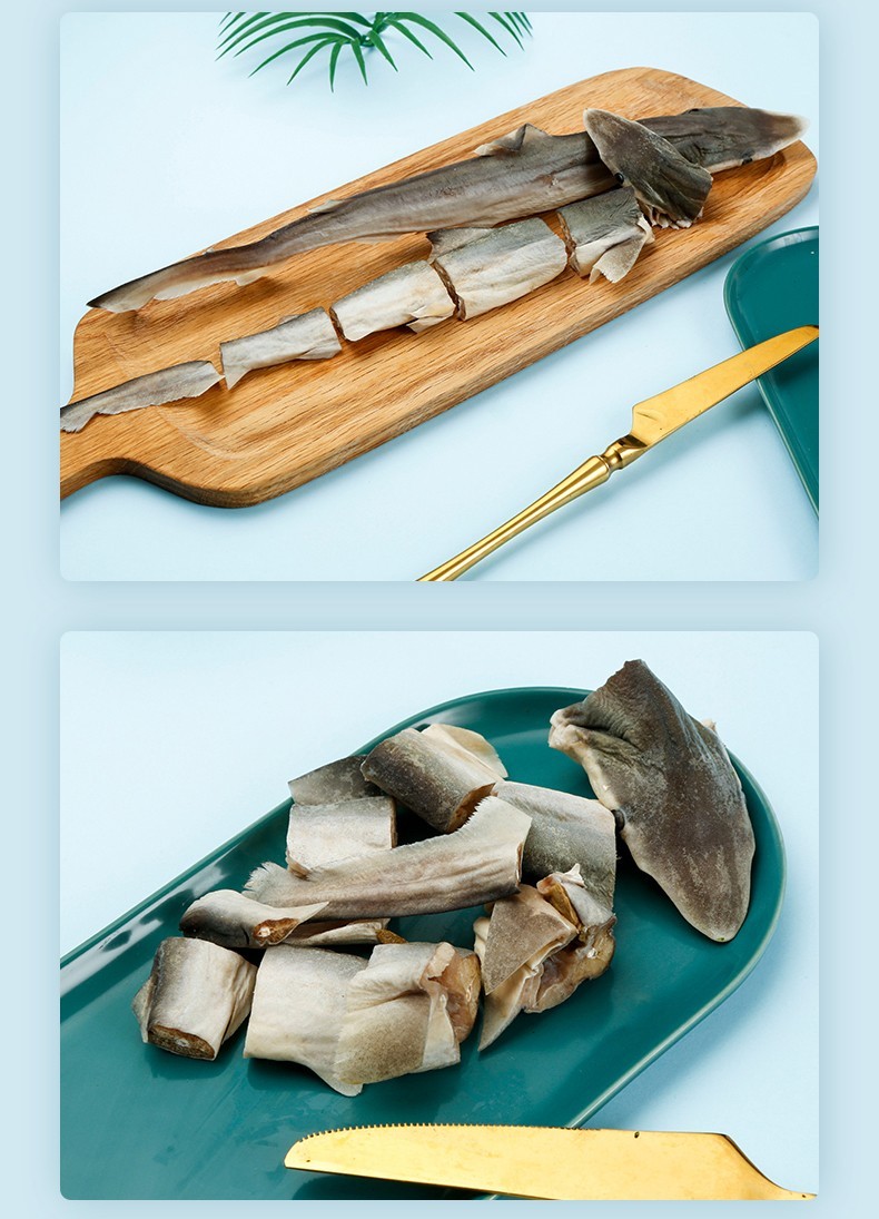 潘友 小鲨鱼冻干鲨鱼软骨宠物零食狗狗磨牙棒鲨鱼皮 冻干鲨鱼整支