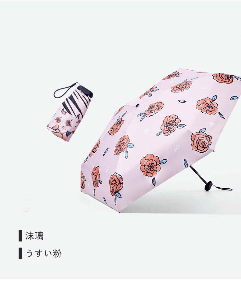 香港香蕉伞bananakiu太阳伞防晒伞小黑伞折叠晴雨伞遮阳伞女防紫外线