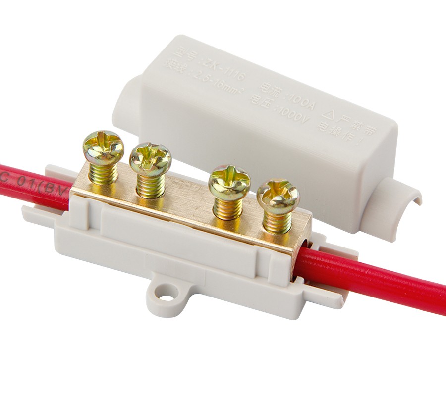 万特弗大功率接线端子2516平方免断线t型分线器三通线夹导线分流器zk