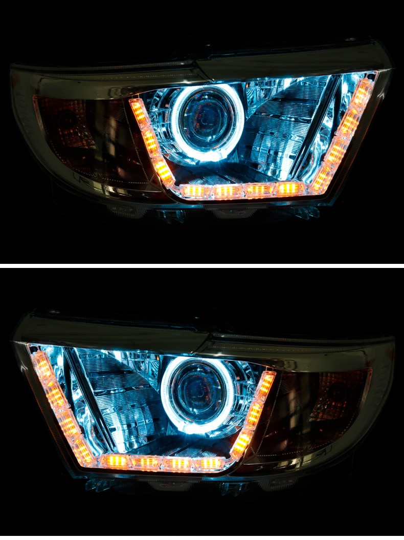 适用于五菱宏光v大灯改装新宏光v大灯总成改装1921宏光天使眼流光日行