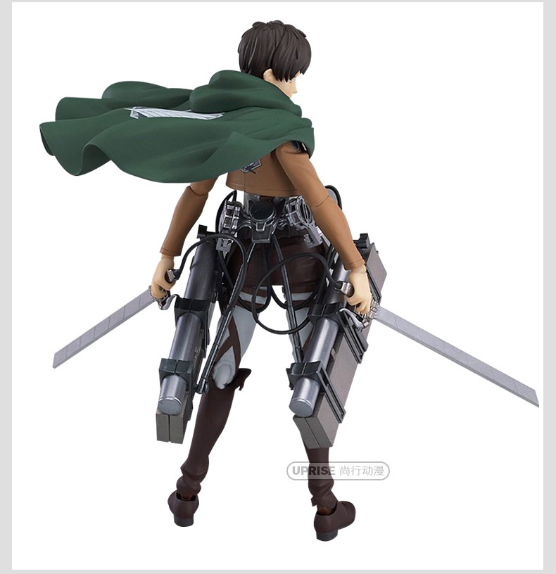 寿屋进击的巨人手办兵长利威尔场景艾伦大版模型景品树干站姿战斗版