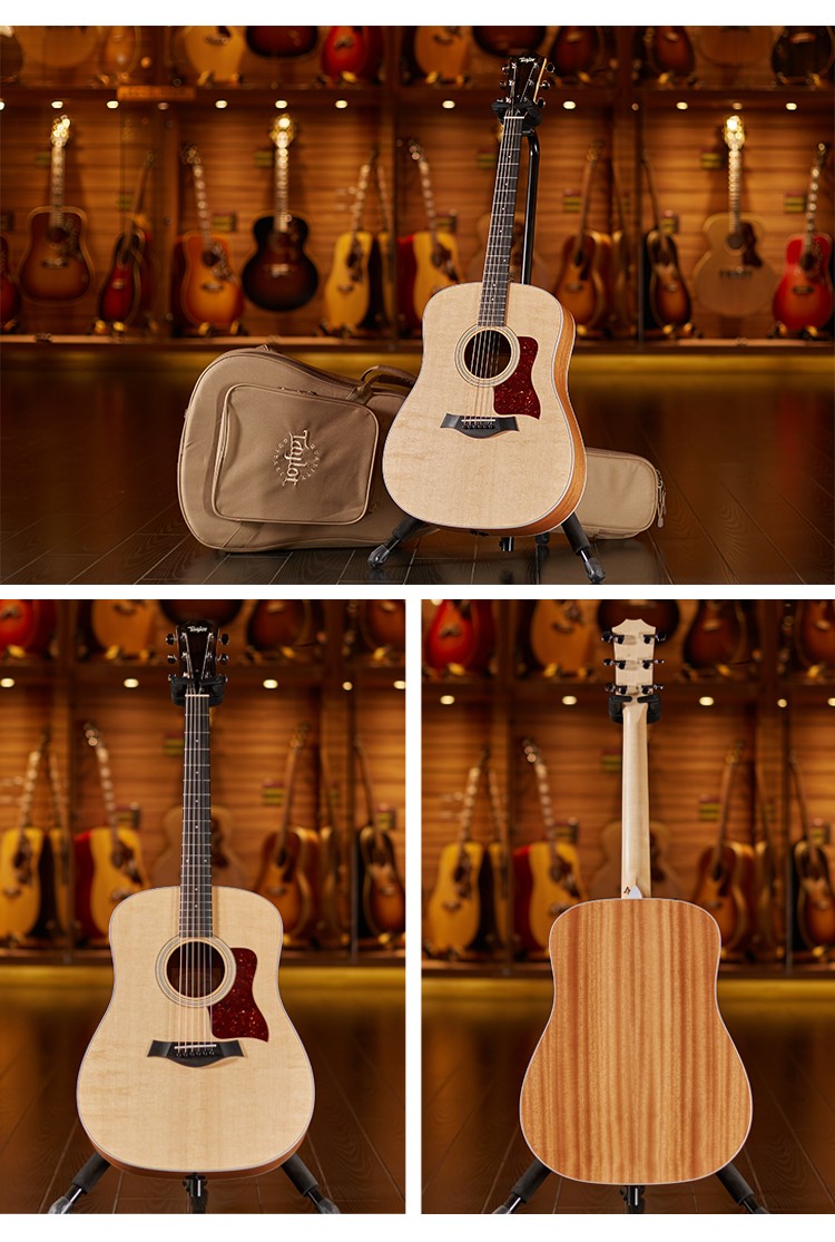 世音琴行taylor114214314414514ce限量民谣电箱木吉他414cer玫瑰木v型