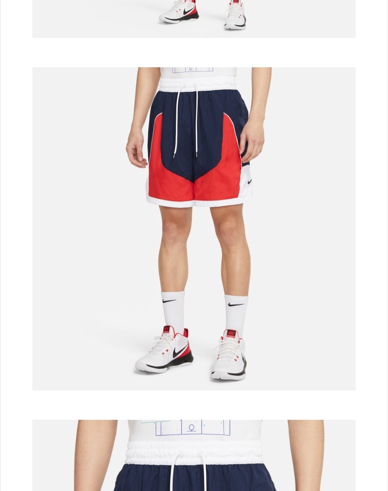 耐克篮球裤短裤男dri-fit透气速干针织休闲裤nike耐克篮球裤宽松运动