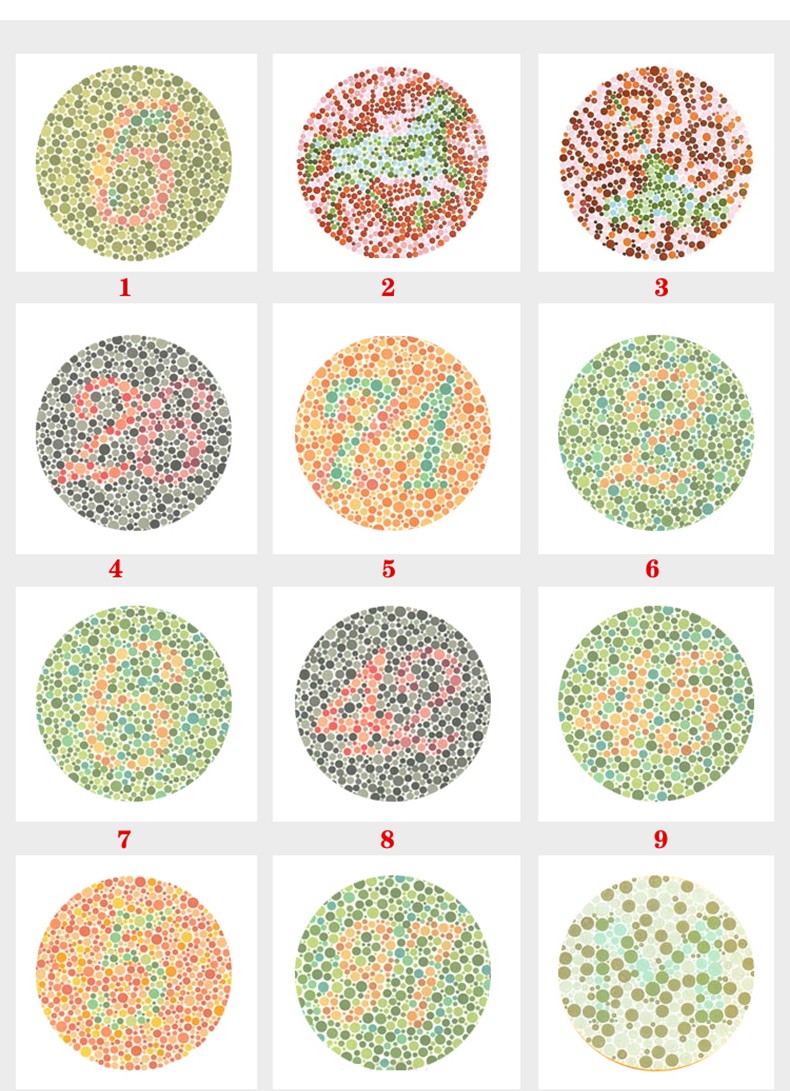 送护理液】明媚红色绿色美瞳色彩辨别绘画色弱隐形眼镜tu 红色1片 0