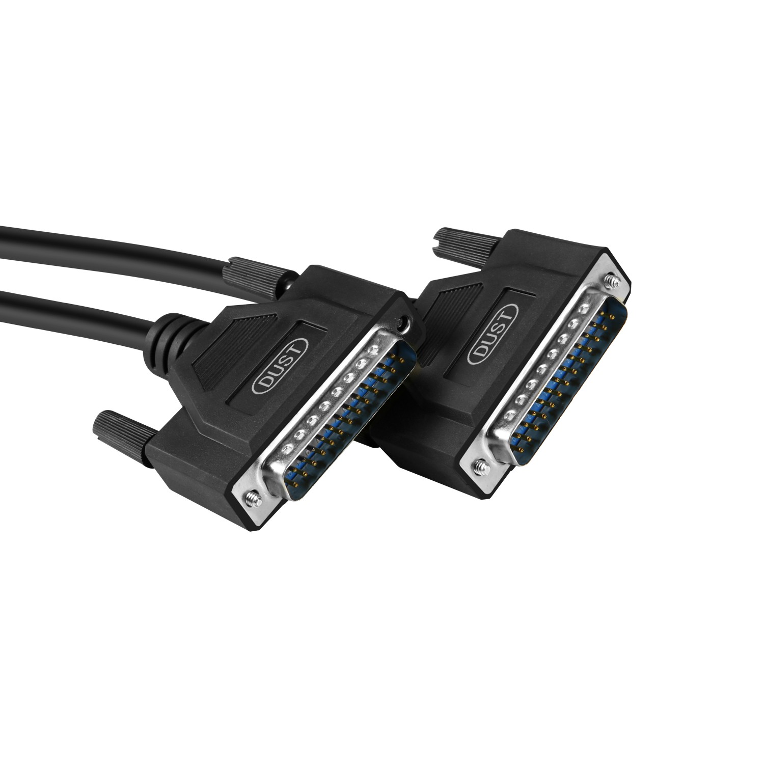 尘土 纯铜db25延长线25针连接线并口串口数据线db25线公对母公对公母