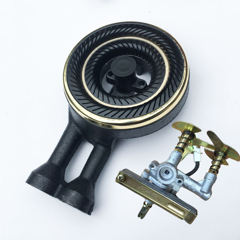 台式燃气灶灶头分火器火盖炉头通用配件液化气灶配件灶头配件120mmjis