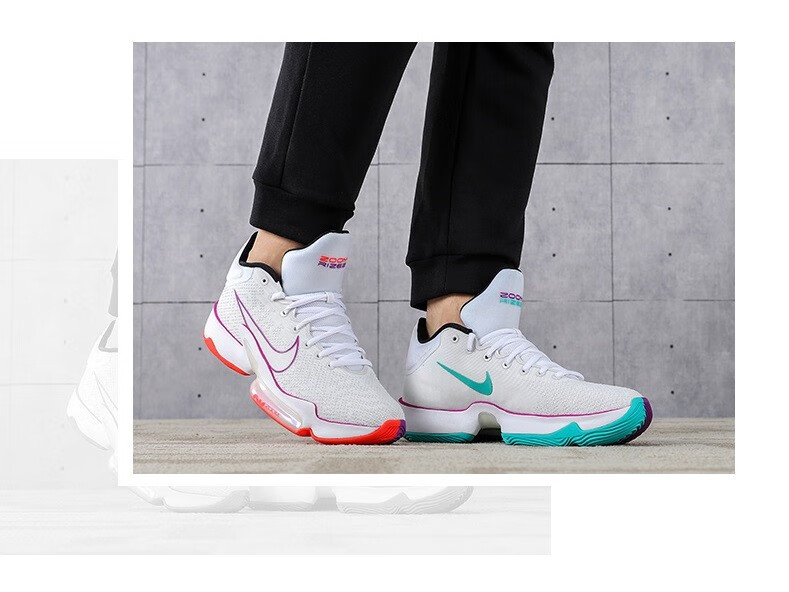 nike耐克zoomrize2ep黑绿气垫男子运动实战篮球鞋ct1498001ct