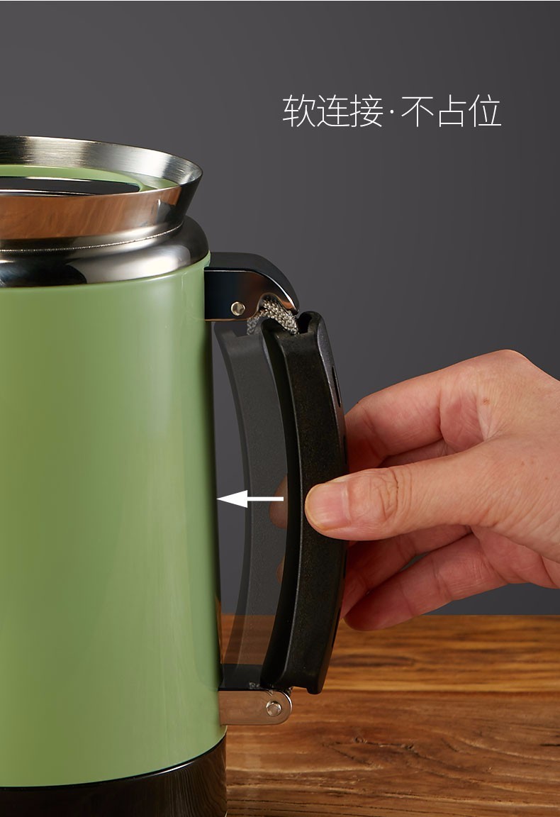 双狐bothfox旅行电热水壶迷你便携式烧水壶小型电水壶304不锈钢炖煮壶