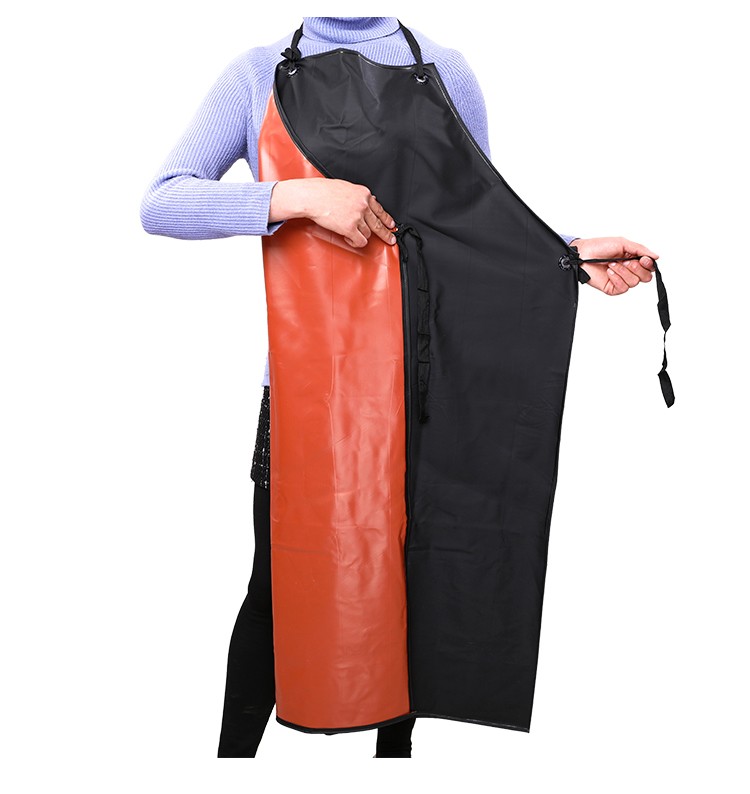 东之天地食品厂食堂酒店饭店后厨洗碗工装加厚防水防油耐酸碱围裙厨房