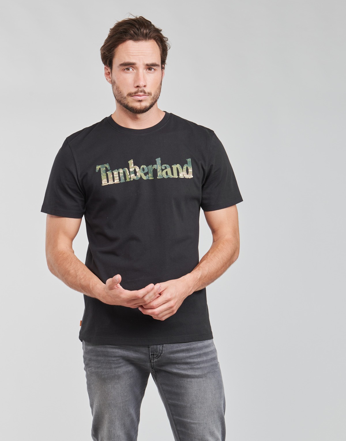 timberland添柏岚短袖字母logo基础款黑色夏季男装tb0a2faz001黑色s