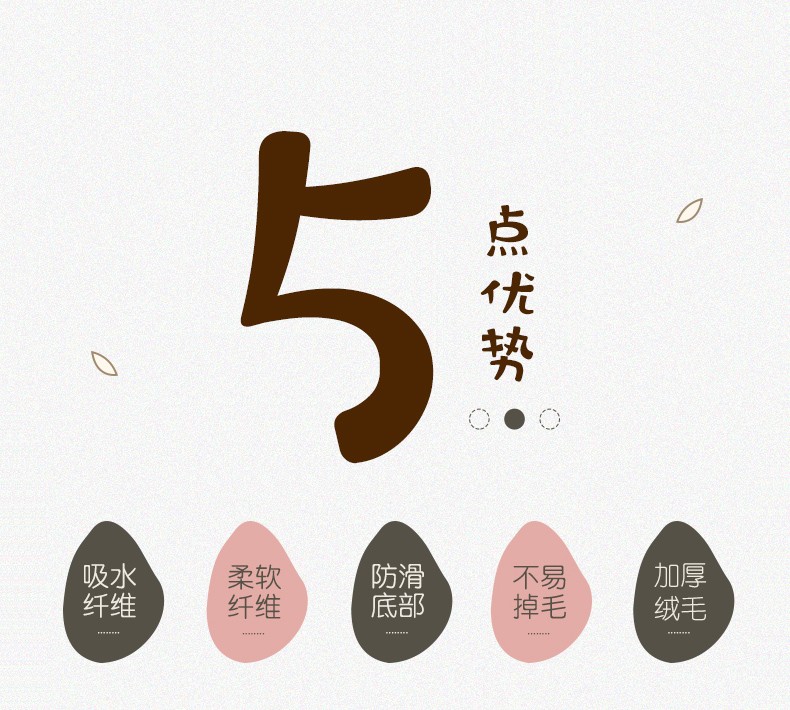 88870-慧希仿羊绒吸水地垫浴室卫生间防滑脚垫子入户门进门防潮门口家用门垫 蓝色鲸鱼(升级加厚款-仿羊绒) 40*60cm-详情图