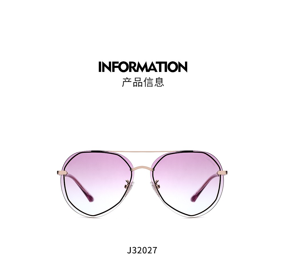 latemon浪特梦太阳镜金属女复古双梁眼睛遮脸墨镜j32027j32027k101