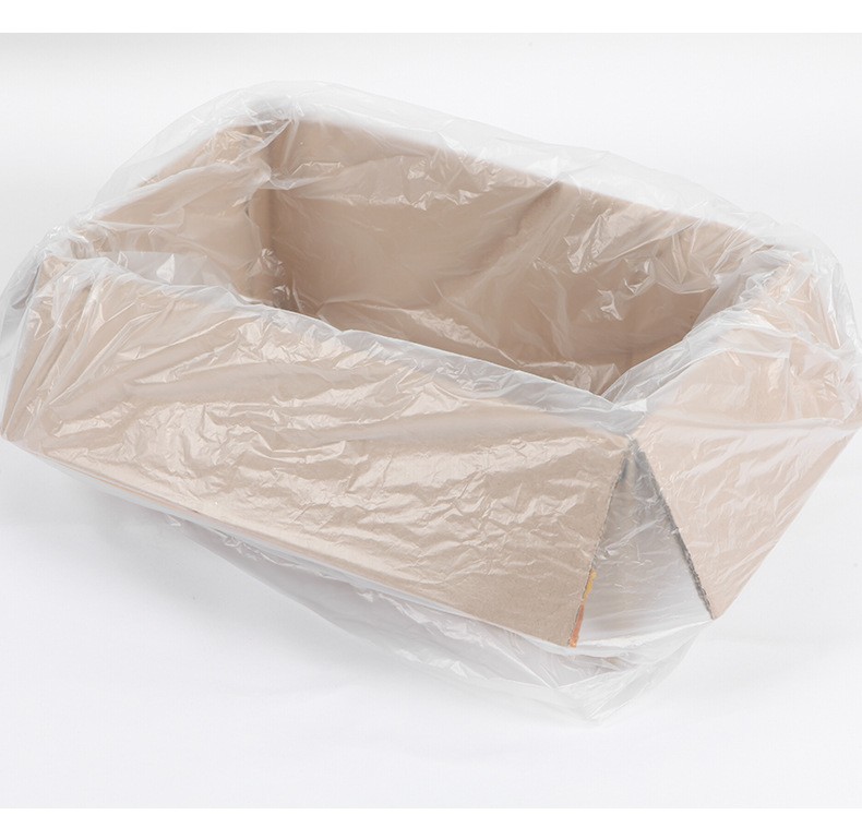 洛滑大垃圾袋大号白色透明加厚特大加大特厚塑料袋平口收纳防尘白色