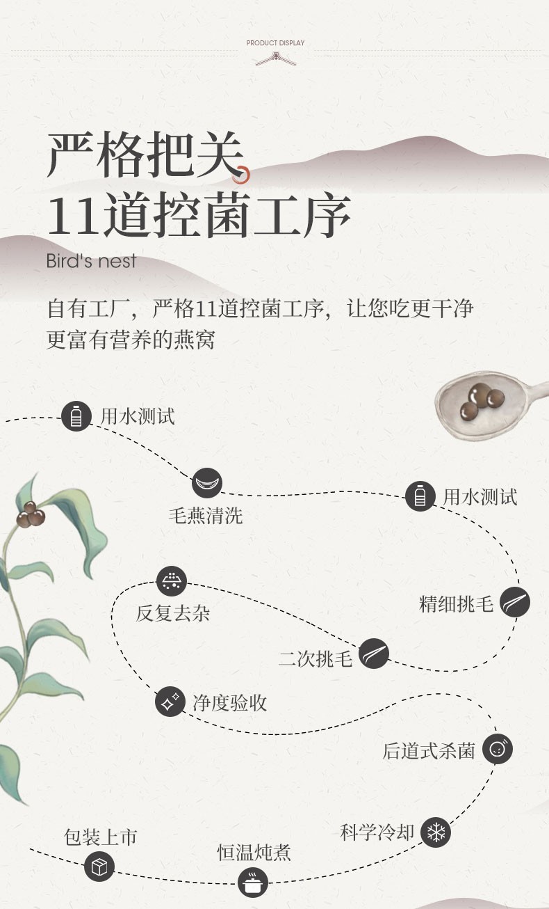 大德康元孕妇滋补营养品即食冰糖燕窝正品鲜炖官燕礼盒装120g6瓶