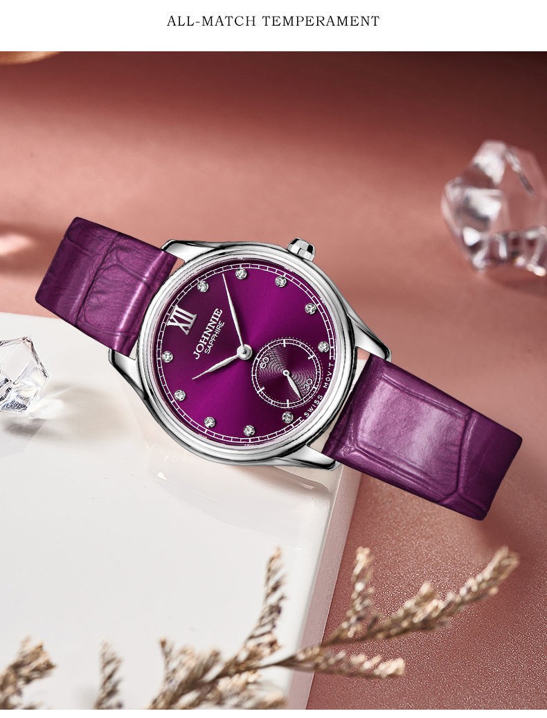 尊尼johnnie智美系列简约轻奢镶钻防水进口石英机芯女士腕表6029掌柜