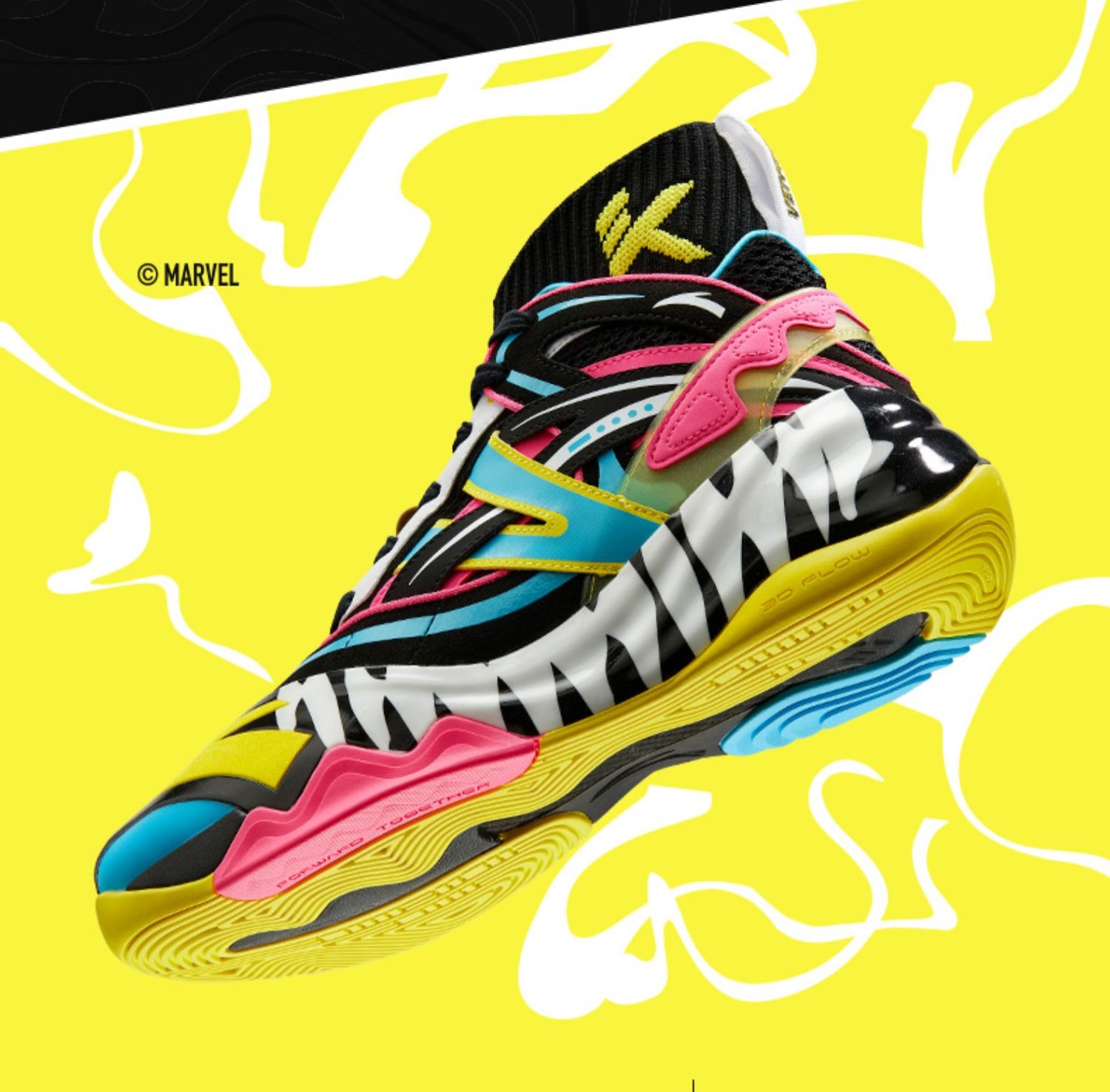 安踏kt6破坏毒液联名款2021秋冬季新品高帮篮球鞋男鞋汤普森运动球鞋