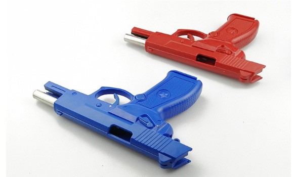 92式工程塑料手枪教官教具可全拆卸模拟训练不可发射64橡胶54模型军迷