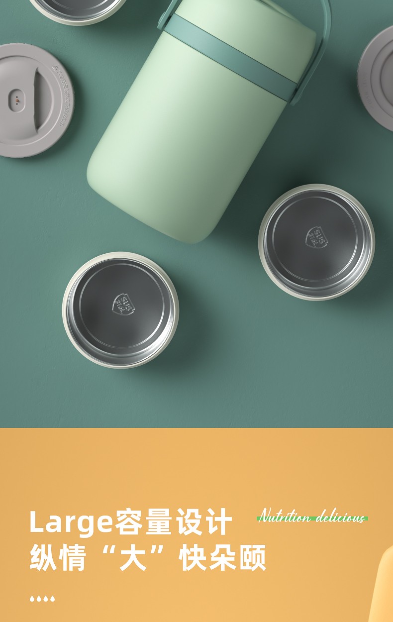 张小泉保温饭盒多层316不锈钢保温桶成人儿童学生便当盒大容量上班族