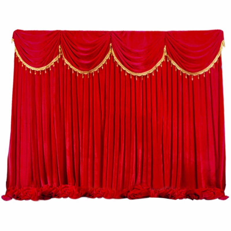 金丝绒加厚布料深酒红丝绒布舞台面料背景幕布红色桌布绒布料红布v1酒