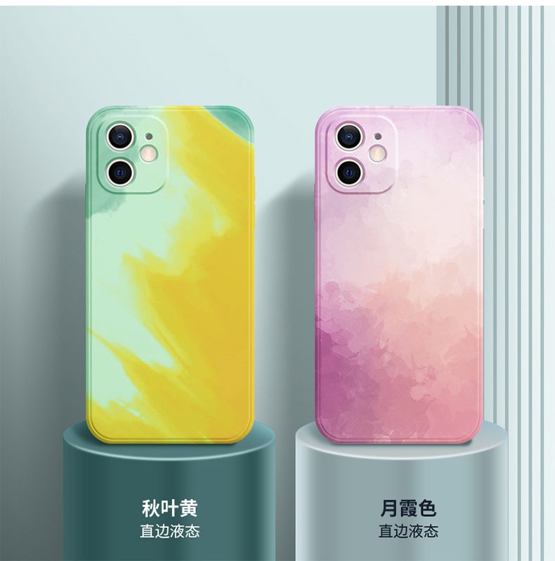 劳弗苹果12手机壳iphonexsmaxpro6splus水彩硅胶mini防摔87保护套官网
