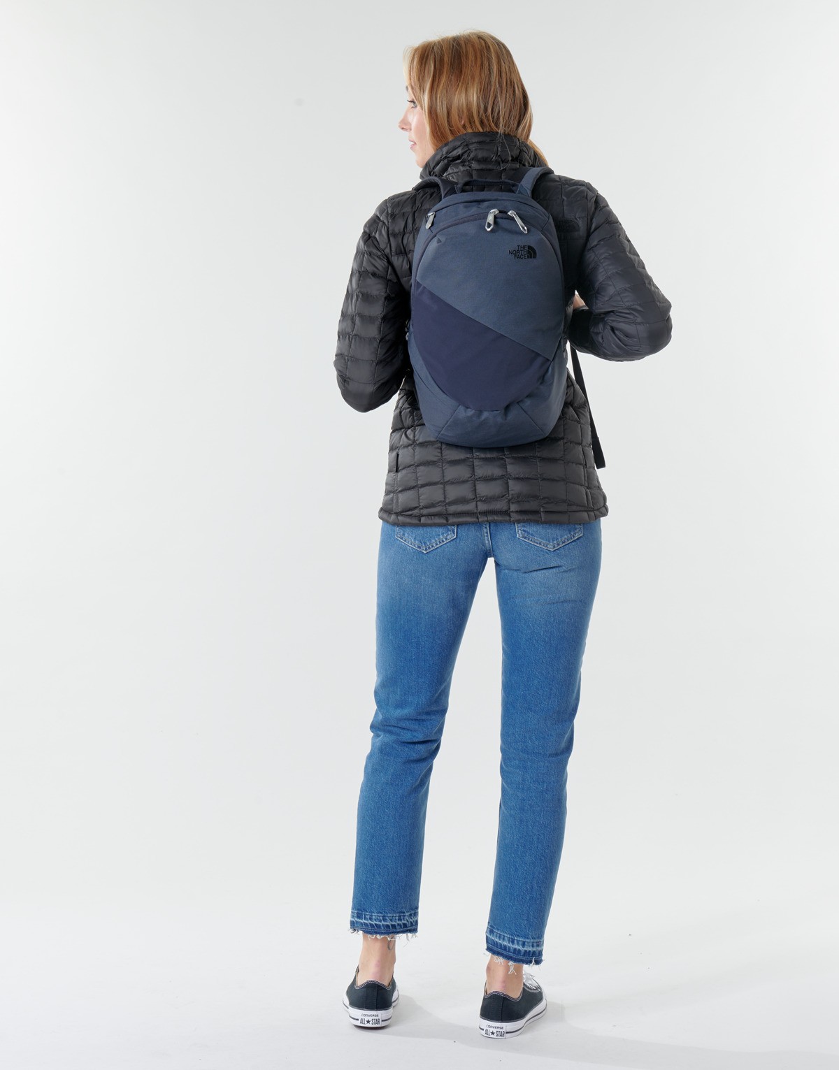 北面(the north face) 女装 时尚百搭修身棉服 黑色冬季3ygmx-ym1