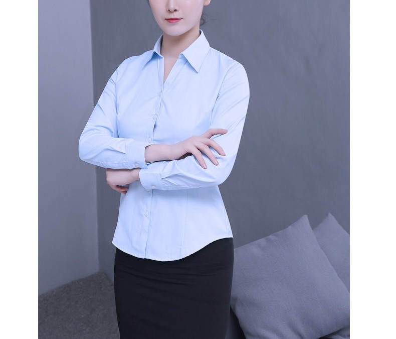 缔鲸(dijing)工服德佑房地产工装男女长袖售楼处工作服广告衬衫职业工