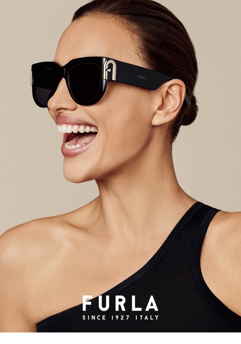 芙拉(furla)新款时尚光学镜架女半款超轻钛架男潮流时尚近视眼镜vfu3