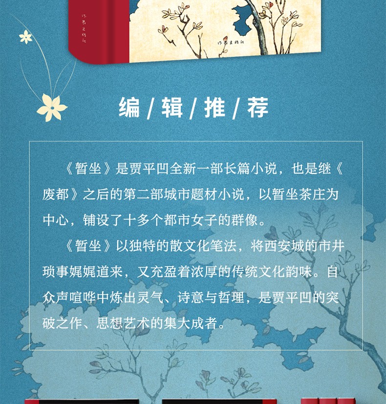 暂坐贾平凹长篇小说未删减精装长篇小说继废都之后的城