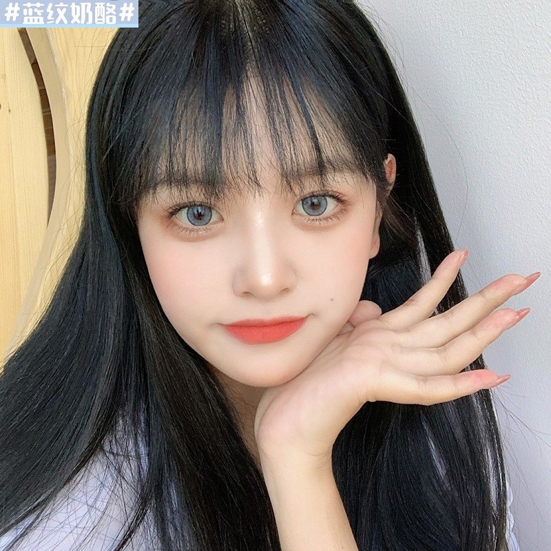 blushgirl南瓜马车大径美瞳杰克玫瑰蓝纹奶酪空气猫眼近视隐形眼镜年