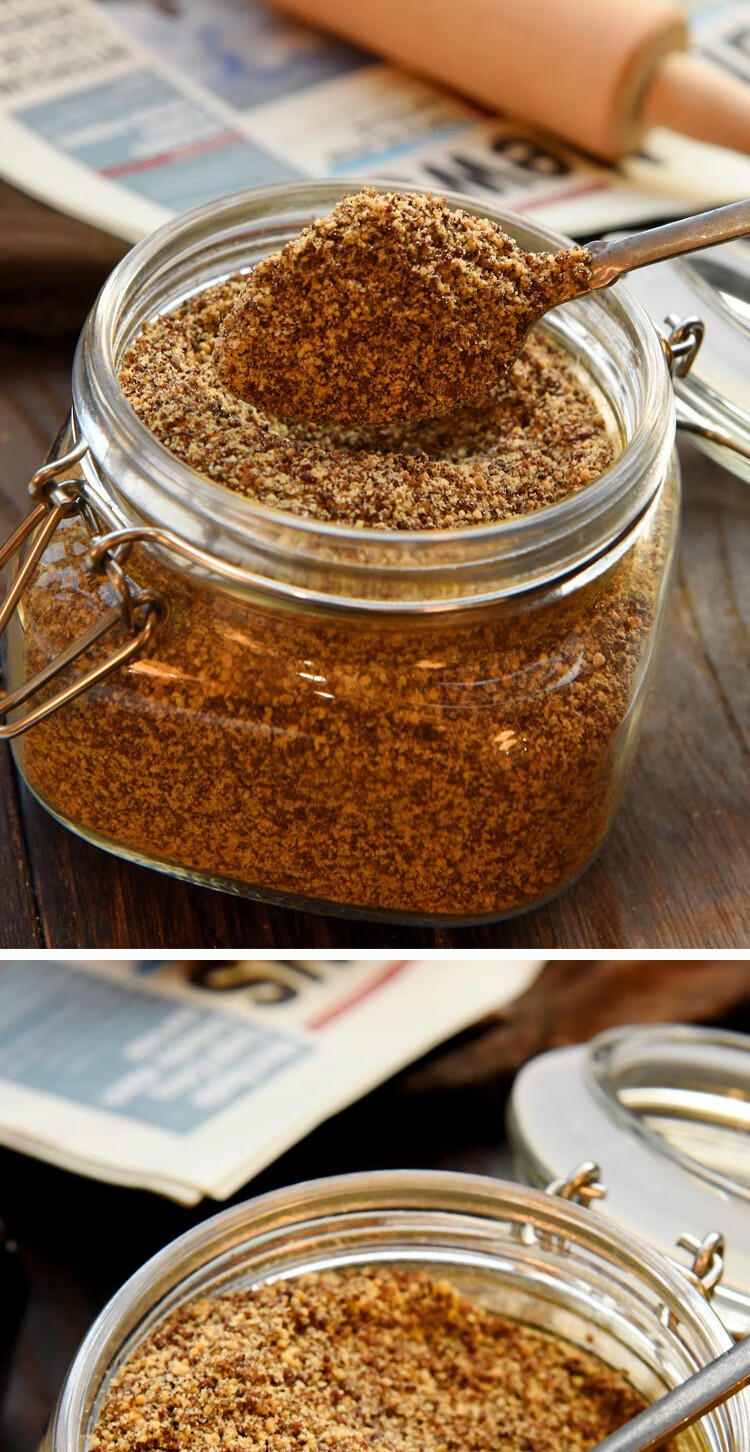 正宗东北熟紫苏籽粉苏子粉纯苏子粒馅料食用商用苏籽面韩国风味苏子粉