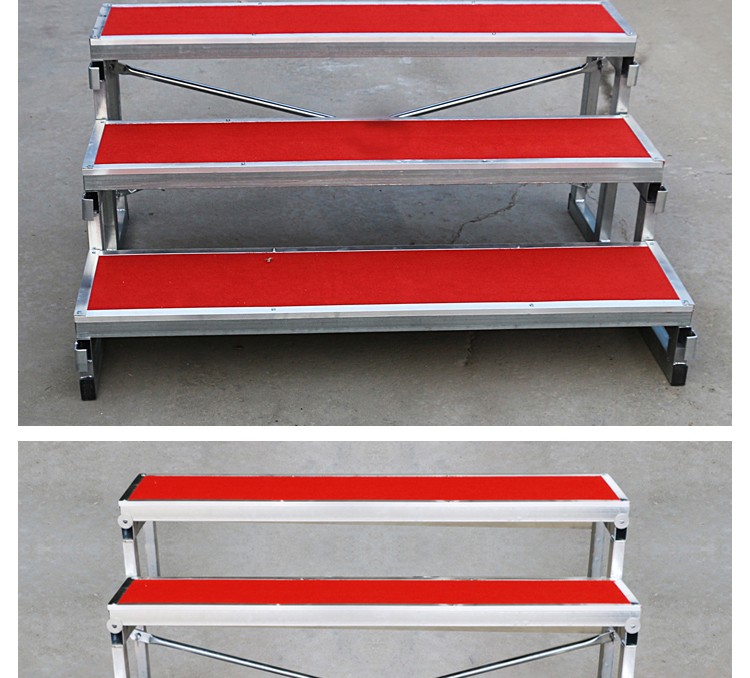 制合唱台台阶三层舞台梯踏步折叠拍照大合影台站台看台幼儿园音乐凳