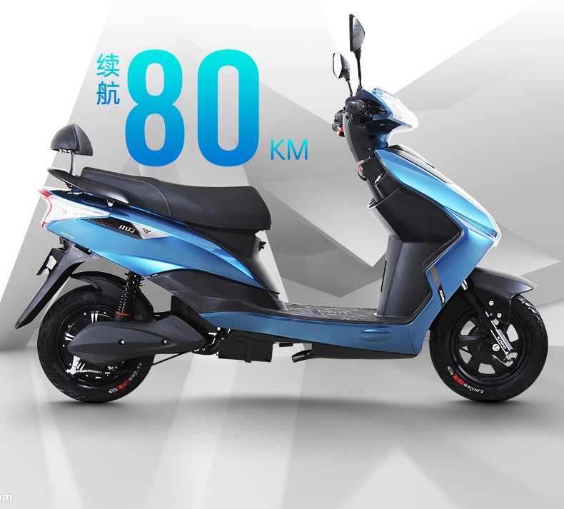 电动踏板车电瓶车男女代步车电摩战鹰幻彩白60v20aacs智能补电系统