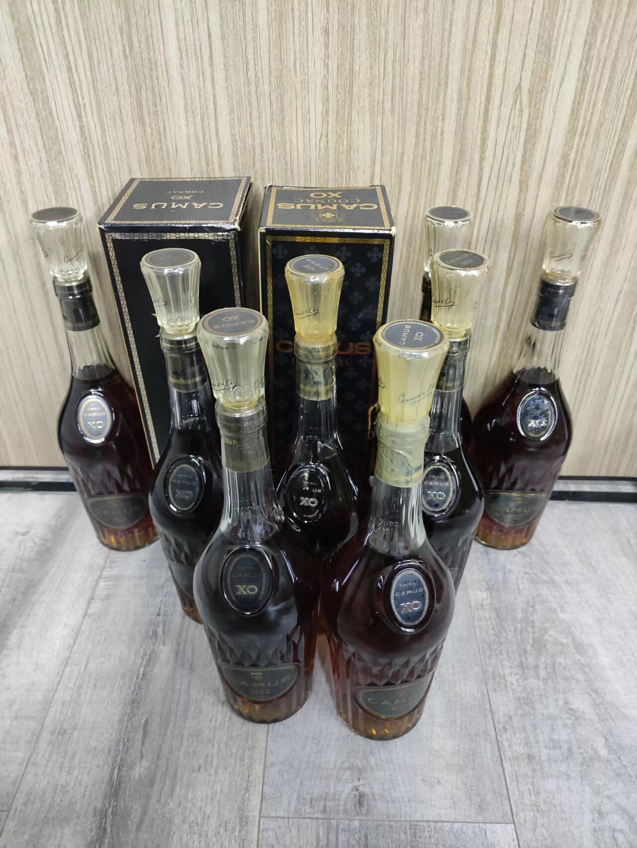 标的四百六十	90年代卡慕金花xo 40度700ml  10瓶