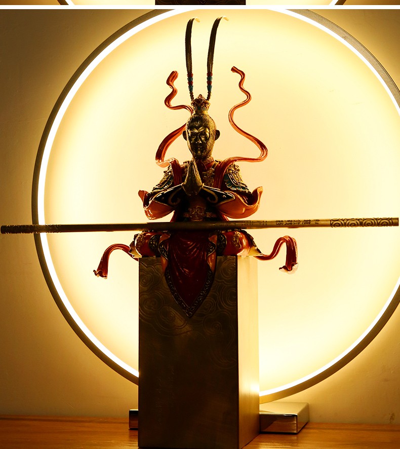 【我若成佛】易水阁纯铜齐天大圣孙悟空办公室客厅家居斗战胜佛装饰品