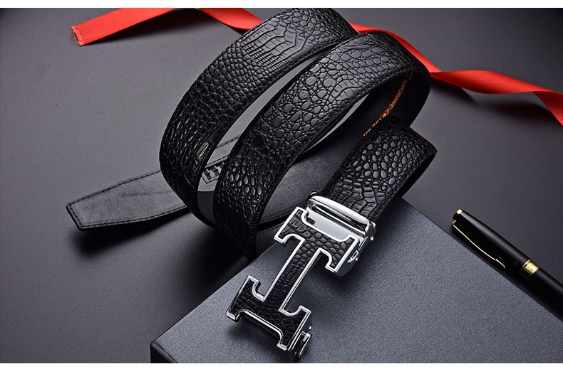 [全新全套未使用] charmkaiser男士腰带轻奢时尚潮流送礼佳品二层皮