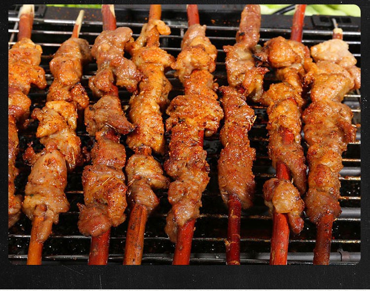 三疆牧羊 国产 新疆羊肉串 羔羊红柳后腿肉串60串 户外烧烤套餐 烧烤