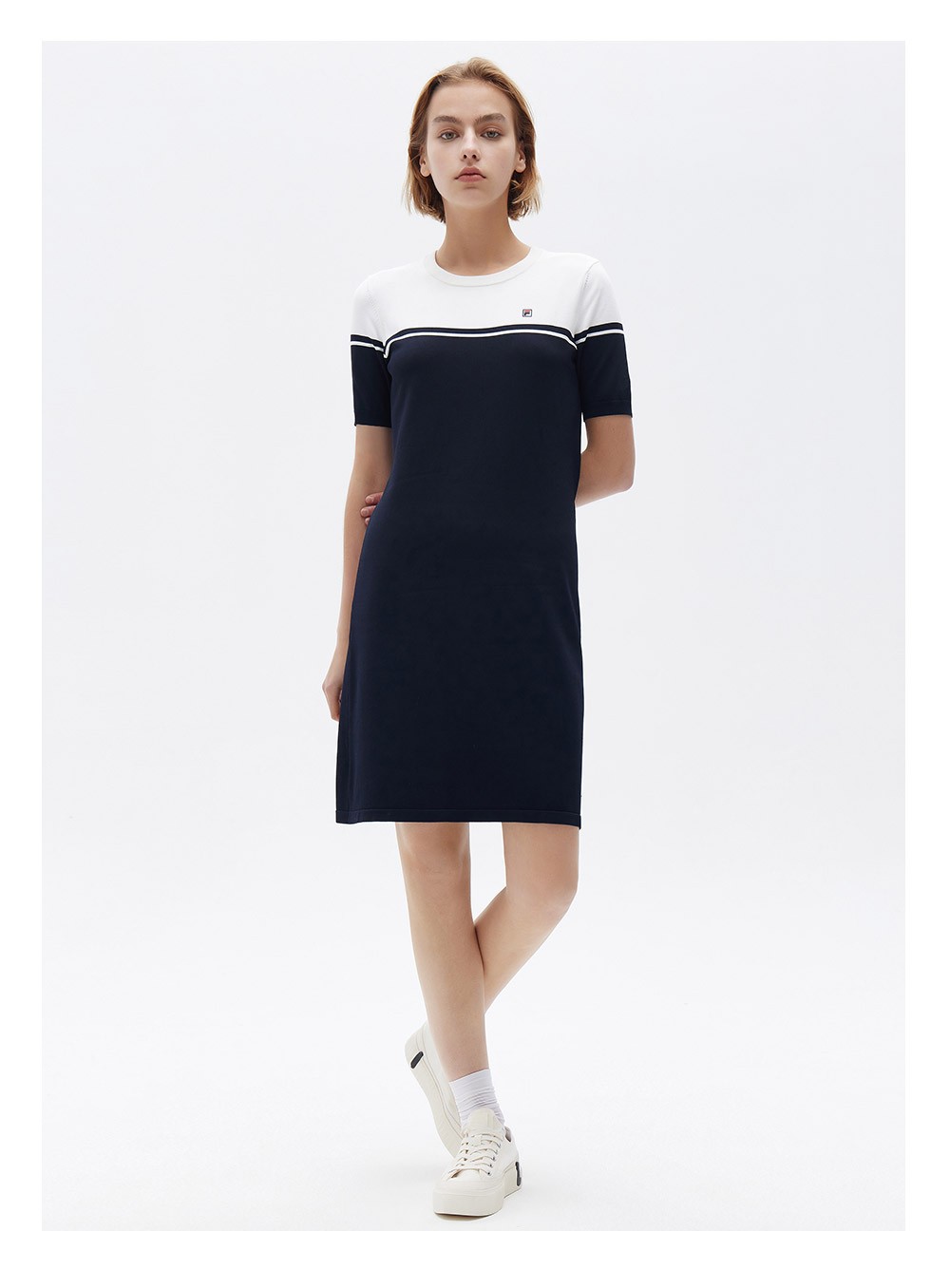 fila 斐乐女装cross over官方连衣裙基础女子2021年夏季新款休闲时尚