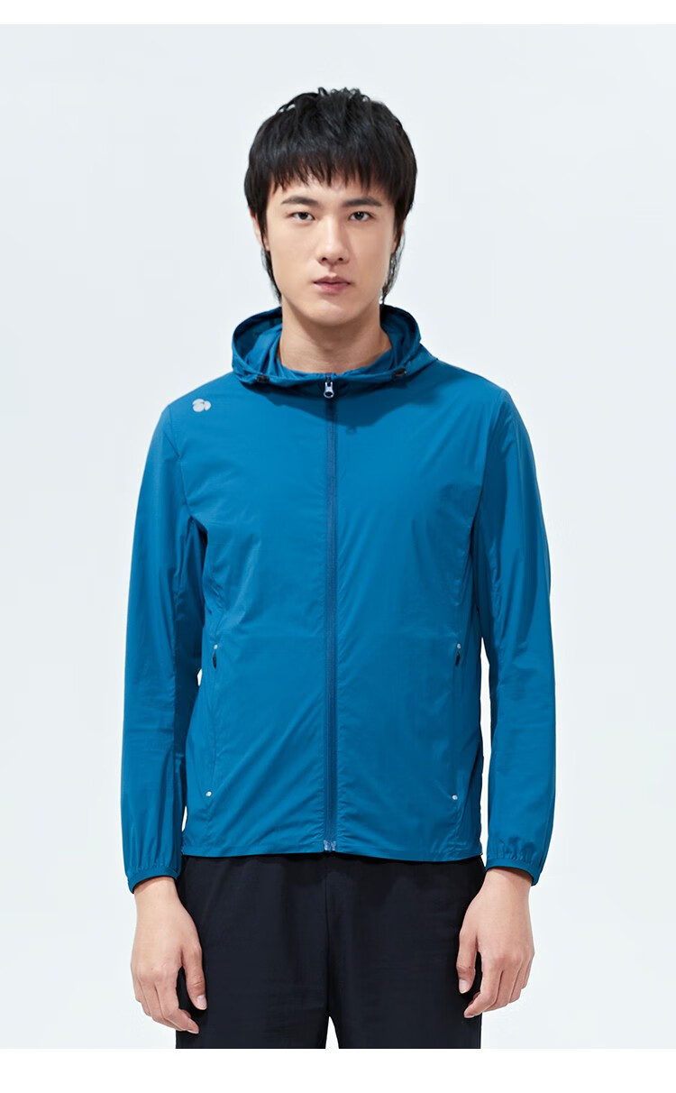 思凯乐户外防晒衣男女通款upf40轻薄透气连帽防紫外线防晒衣f2003508