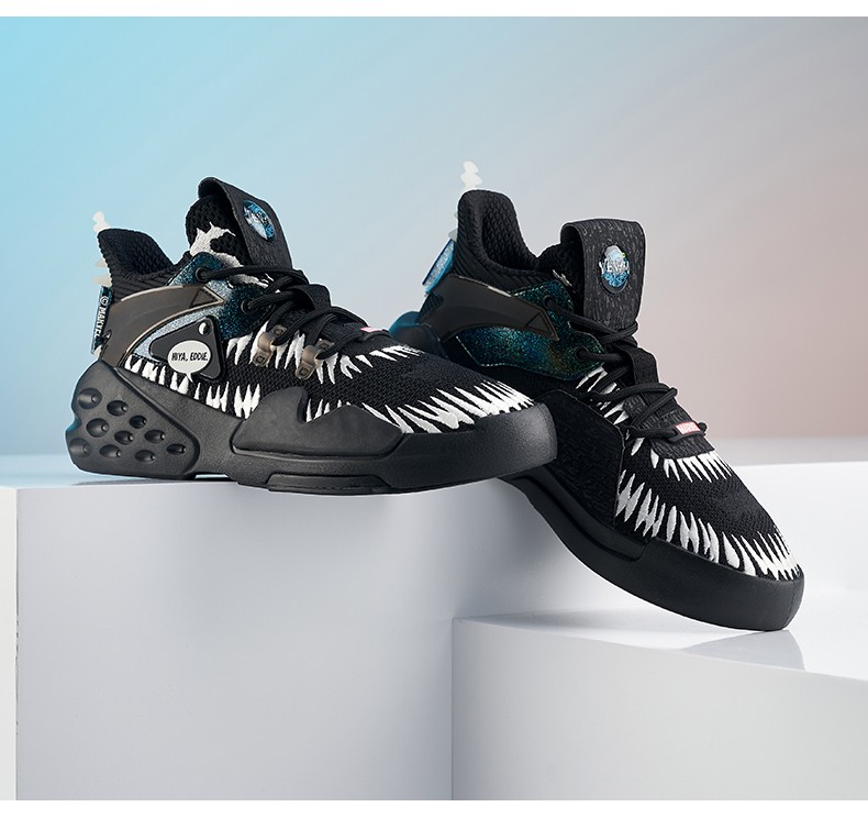 【霸道毒液】安踏漫威毒液联名男鞋休闲鞋霸道贴贴鞋2022春季新款情侣