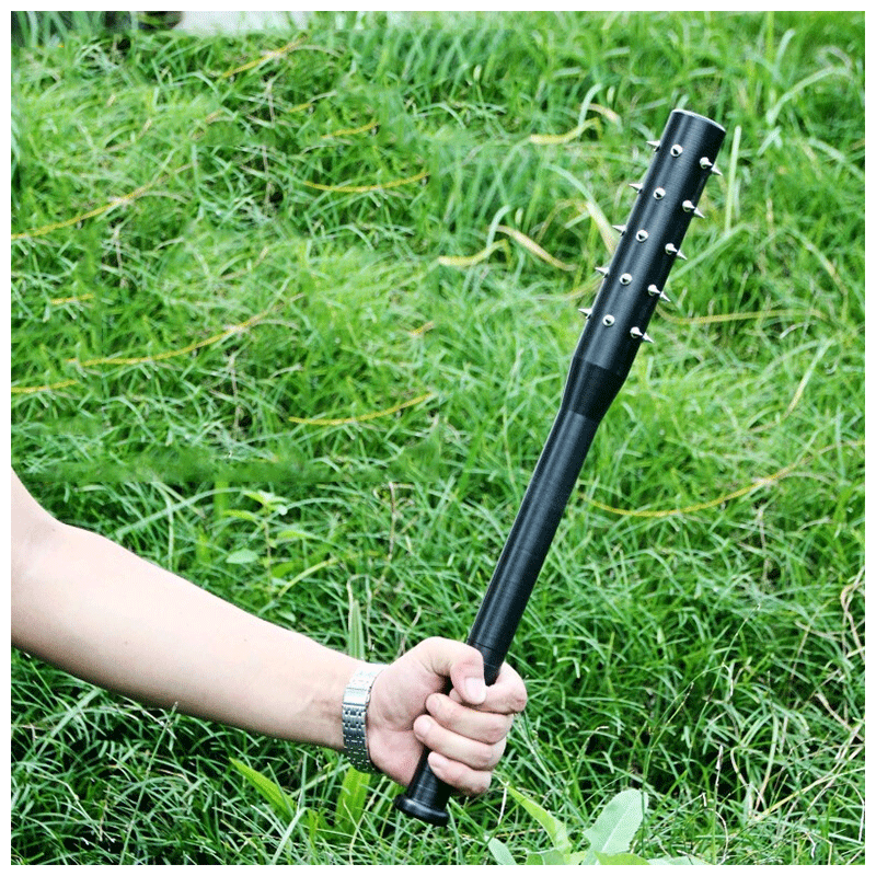 泰瑞格 加长实心塑钢狼牙棒武器带刺棒球棍车载打狗棒狗狗玩具 50厘米